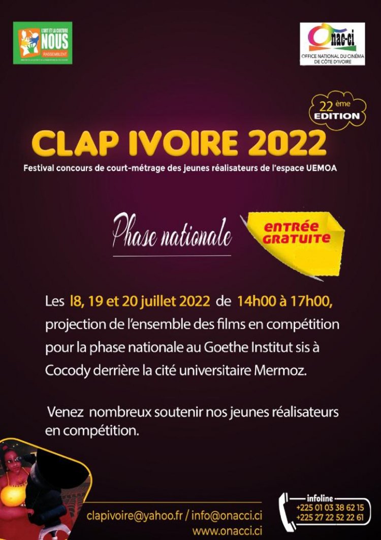 Clap Ivoire 2022 : trois jours de projections  pour les documentaires et fictions 