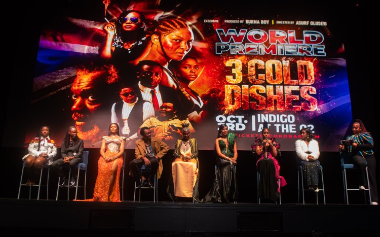 Burna Boy fait son cinéma : “3 Cold Dishes”, une première mondiale glaciale et grandiose à Londres