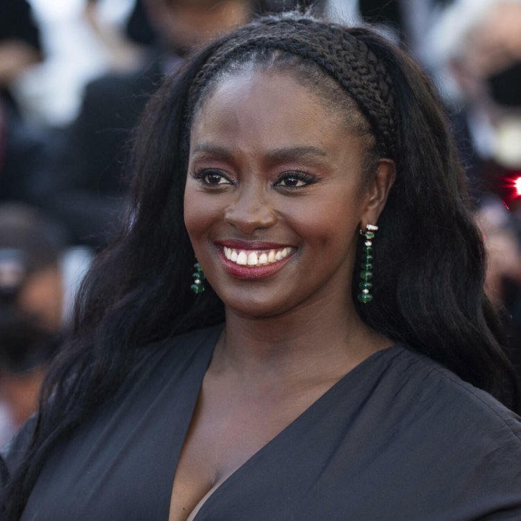A&iuml;ssa Ma&iuml;ga, actrice et r&eacute;alisatrice du documentaire &laquo;Marcher sur l'eau&raquo;, le 9 juillet 2021, lors du 74e festival de Cannes. Vianney Le Caer/Invision/AP - Vianney Le Caer